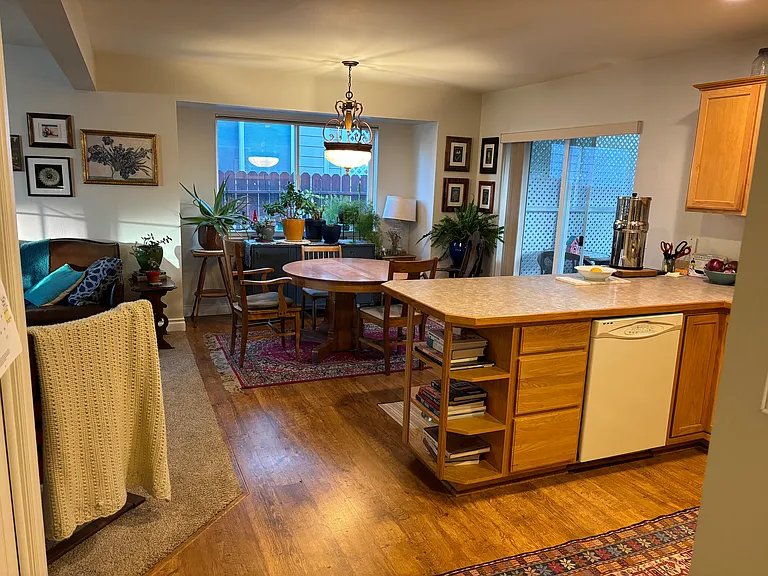 Kitchen to the living room
