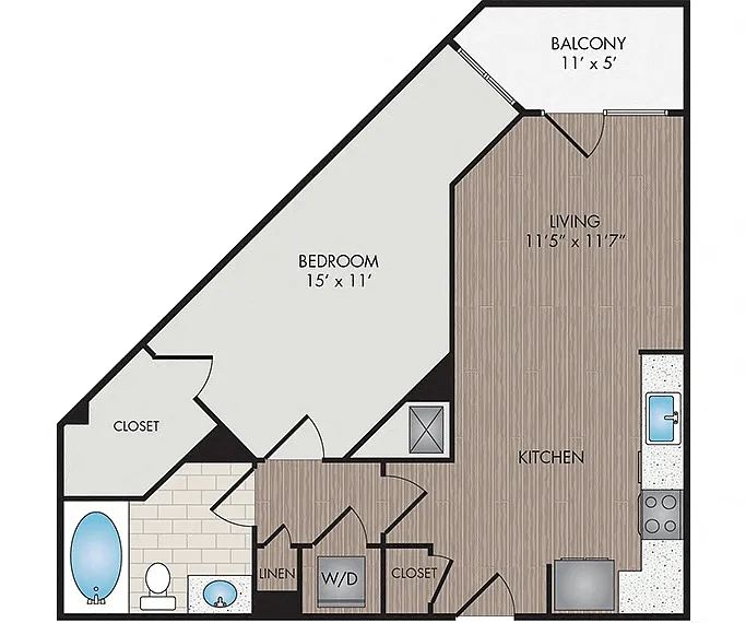 Floor plan Abbott/Bay