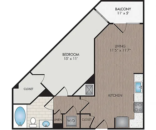 Floor plan Abbott/Bay