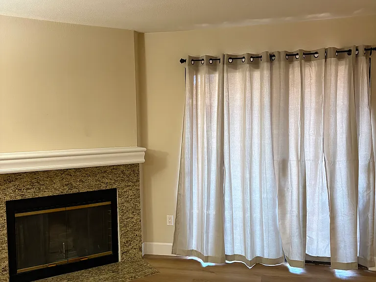 Living Room. Sliding door to patio