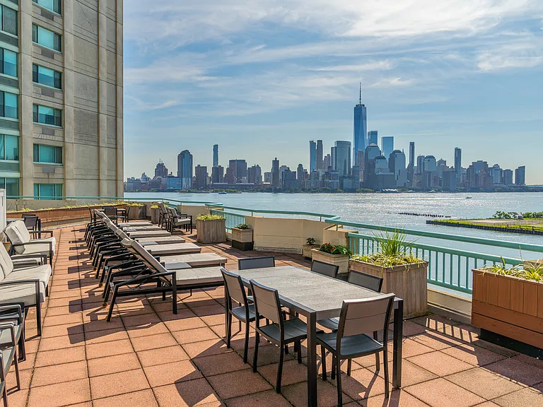 Elevate your gatherings on a rooftop deck that offers stunning skyline vistas