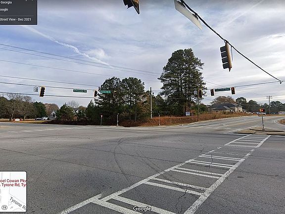 facing the land on corner