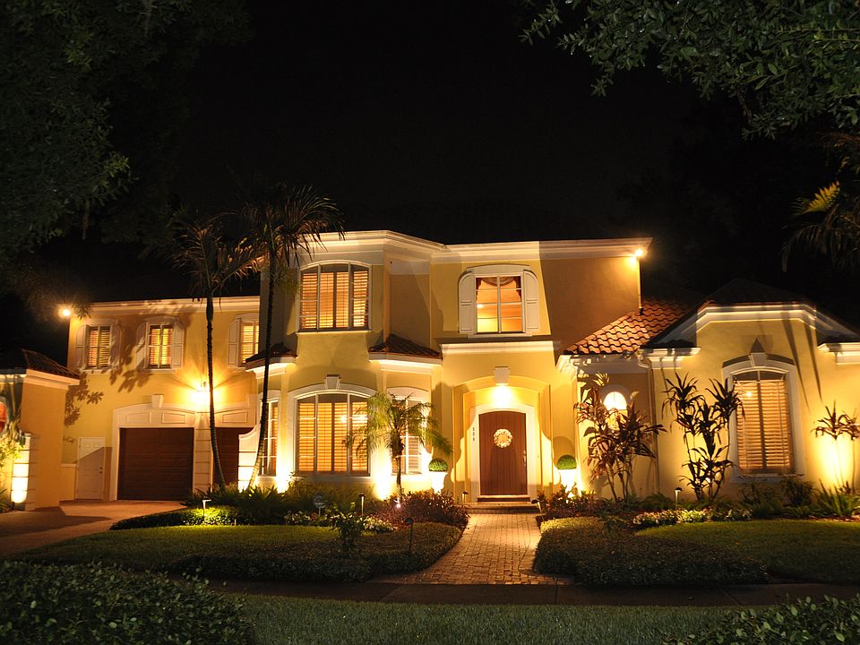 Night landscape lighting