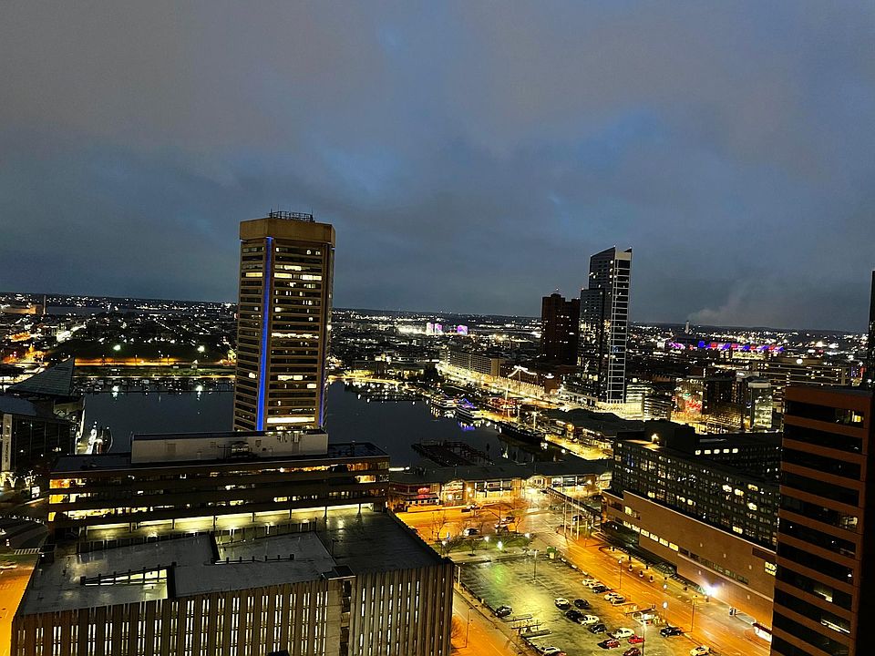 Night view of the city from your balcony!