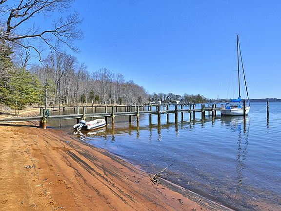 Private sandy beach