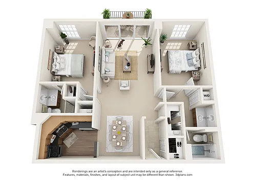 Floor plan Marseilles - North