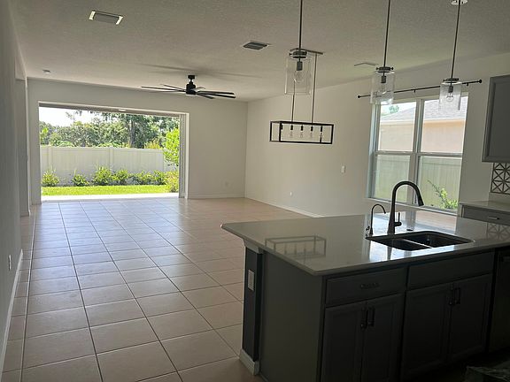 Kitchen, Living room, Backyard
