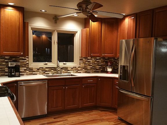 Kitchen window to front yard