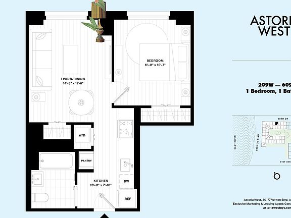 2nd image of 30-77 Vernon Blvd #409W