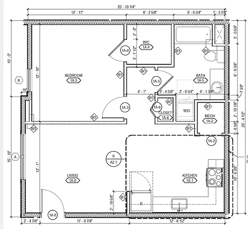 Floor plan 1 Bedroom
