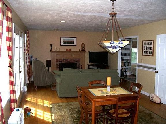 Fireplaced great room