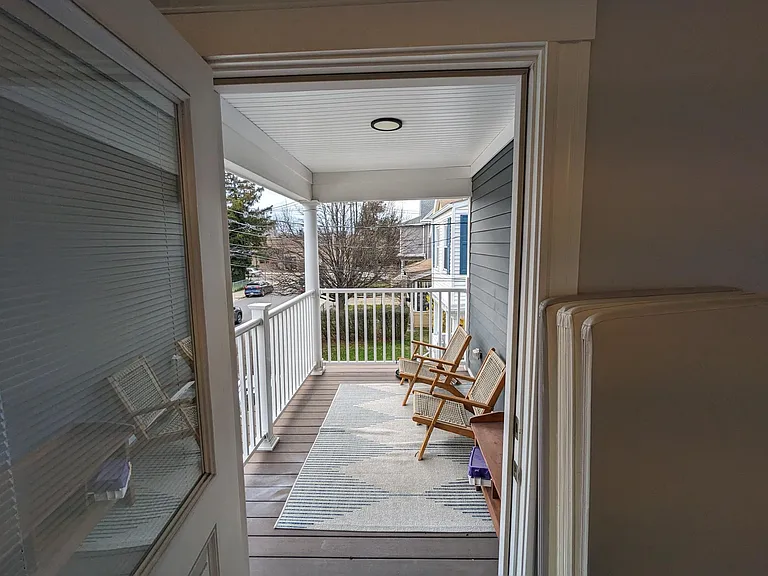 Balcony off of the living room
