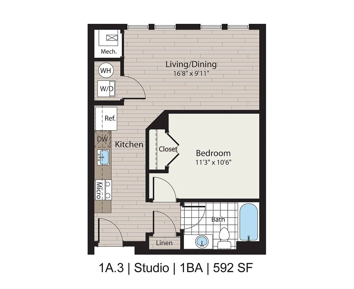 Floor plan 1A3