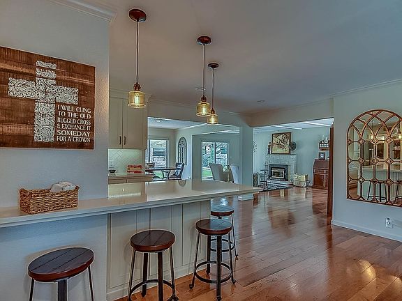 kitchen to living room