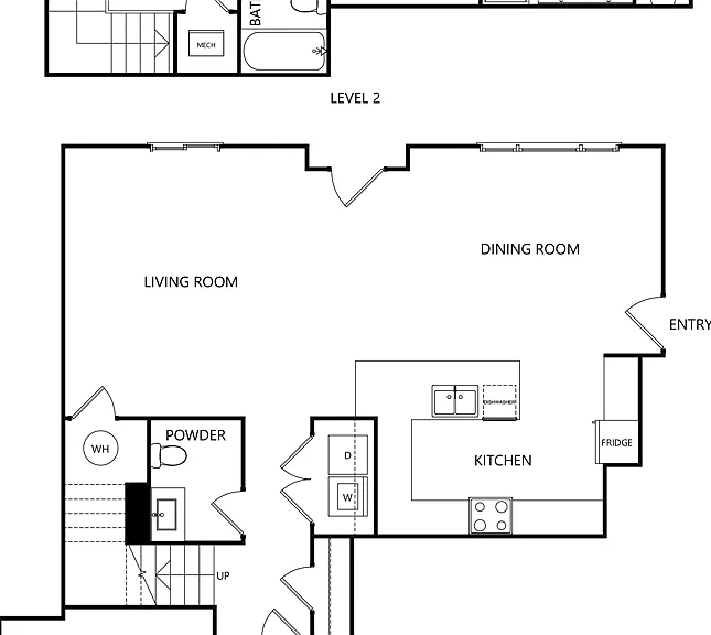 MF U2 Townhome 3bed - 2.5 bath - 1761 sqft