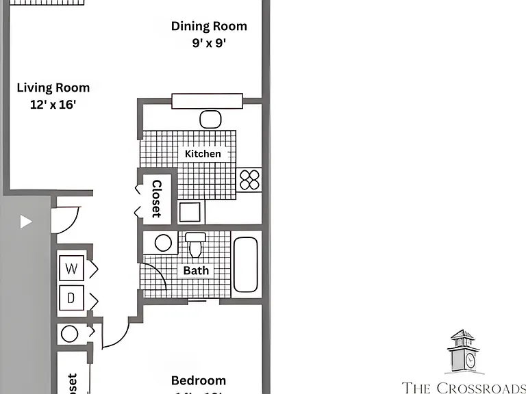 1x1 l 700 sq ft l Crossroads at Meridian 1x1 l 700 sq ft l Crossroads at Meridian