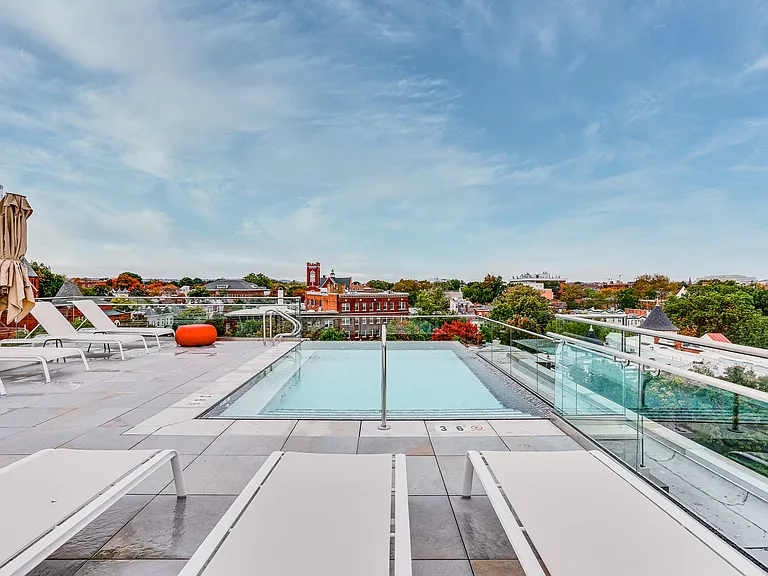 The Stanton roof deck and year-round pool