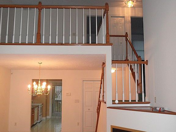 View of loft and stairway