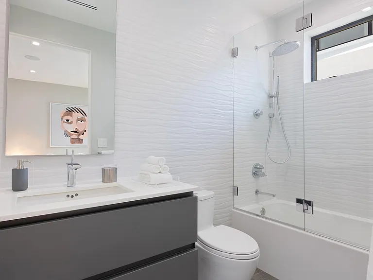 Each bathroom comes with fresh towels and all the essentials