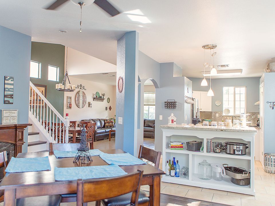 Kitchen and Living areas