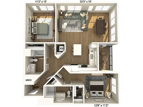 Floor plan B5-1275-1