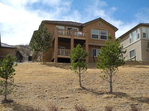 View looking up at home