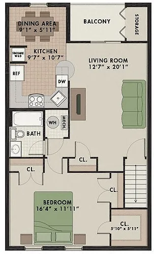 Floor plan Belleayre