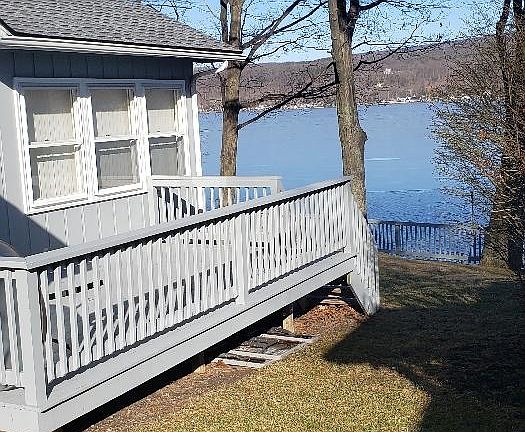deck and lakeview