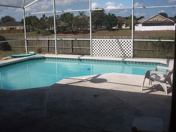 Pool overlooking conservation area