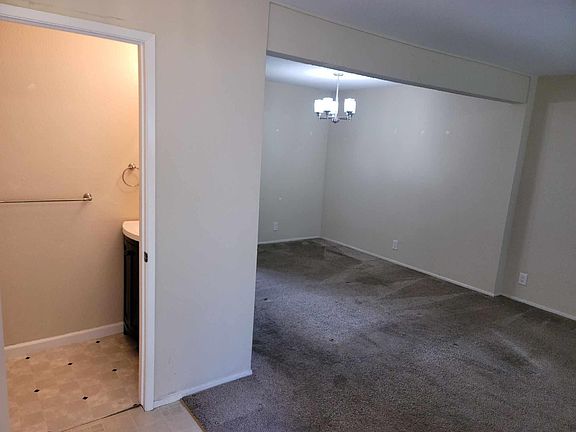 half bath downstairs off living area