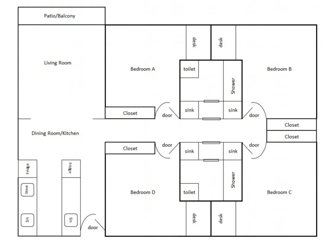 Floor plan Private Room