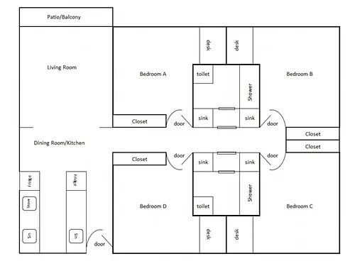 Floor plan Private Room