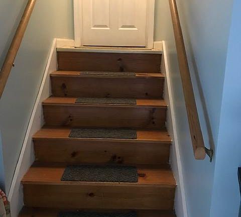 stairs to private entrance