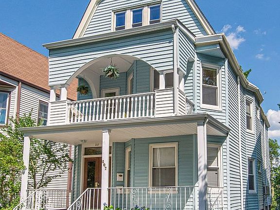 Front Exterior. Unit #2 includes the 2nd and 3rd floors.