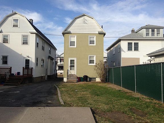 rear yard and parking
