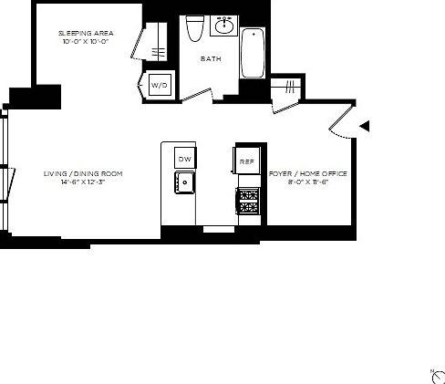 2nd image of 625 W 57th St #1754