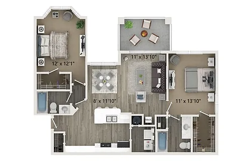 Floor plan B4