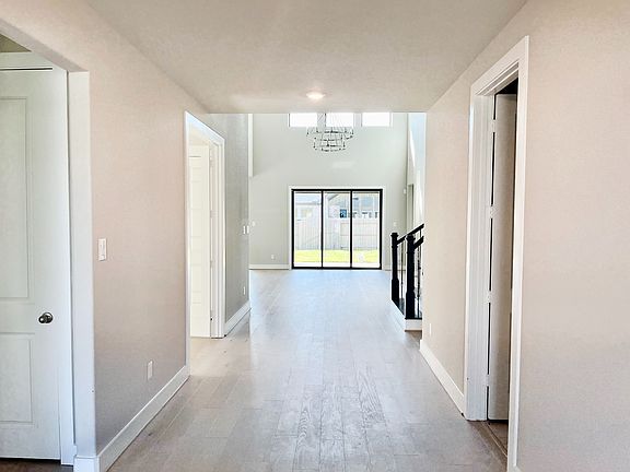 Foyer to open concept living space