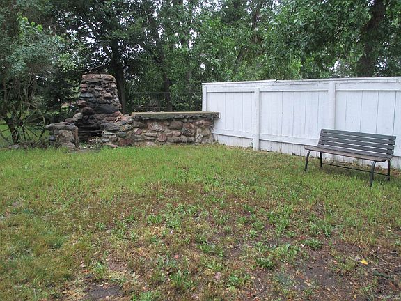 outdoor fireplace