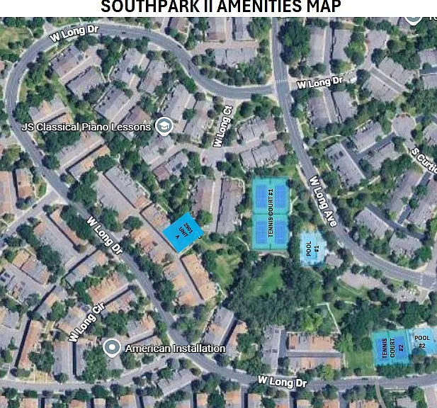 Aerial Map Showing Property Location and Community Amenities