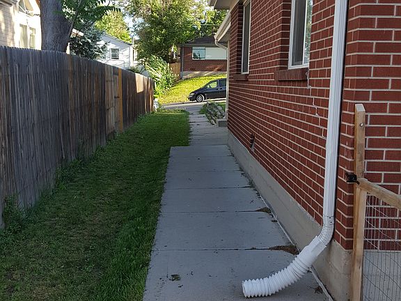 Walkway to parking area