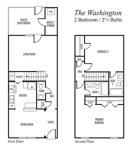 Floor plan The Washington
