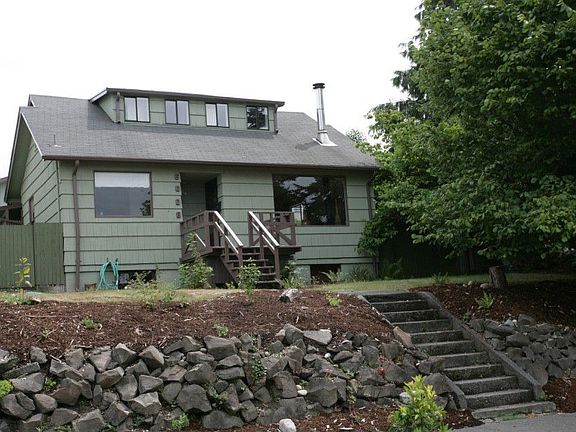 Front with native plants