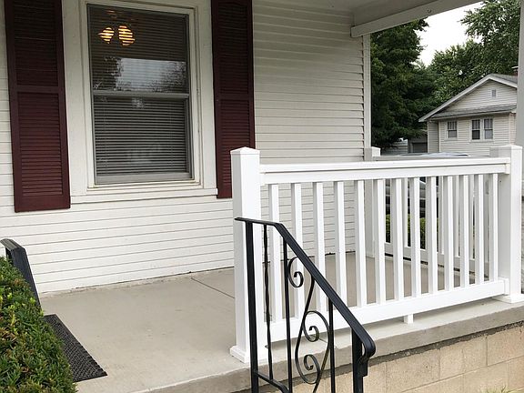 Porch updated in 2018