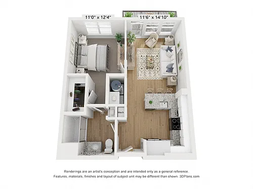 Floor plan A1 - Amber