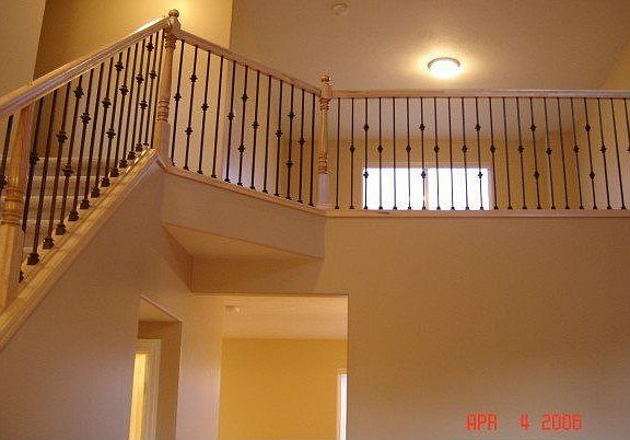 looking up into the loft