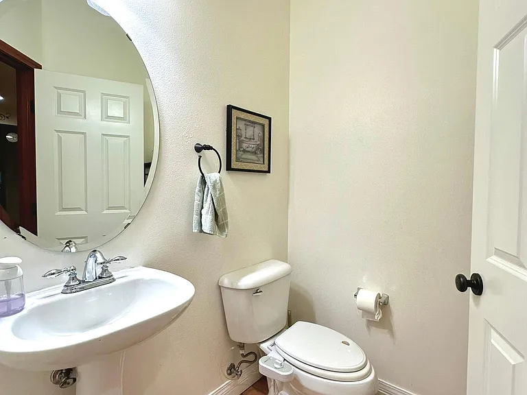 half bath on main floor