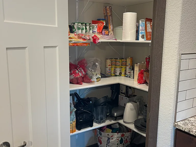 Pantry in upper kitchen
