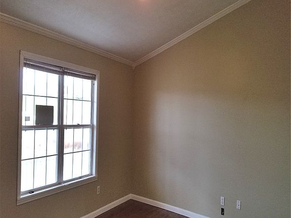 Living room with cathedral 