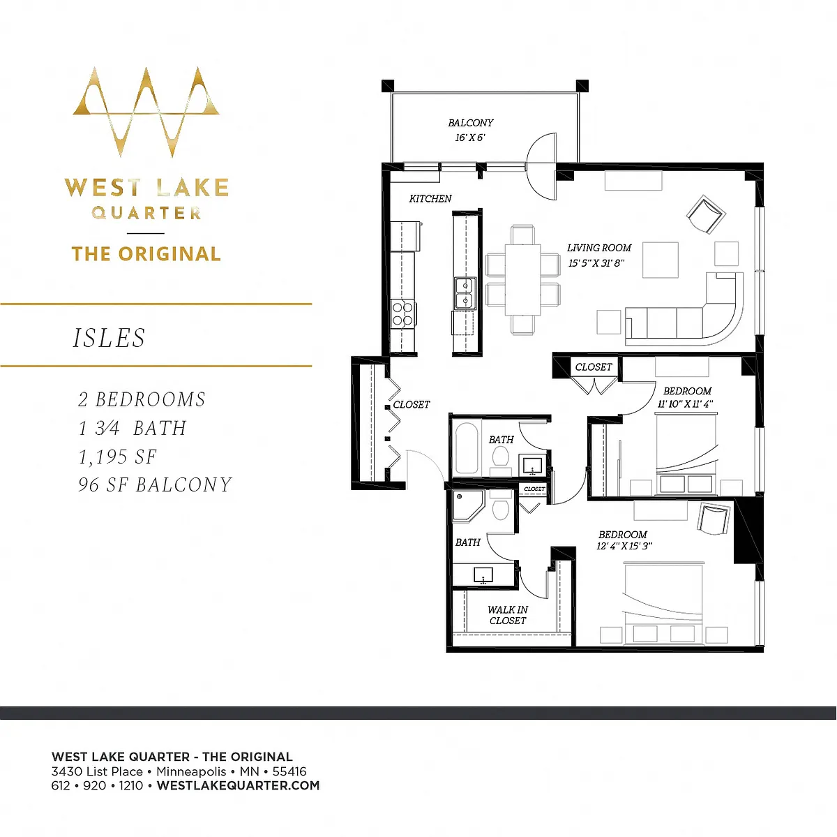 Floor plan Isles